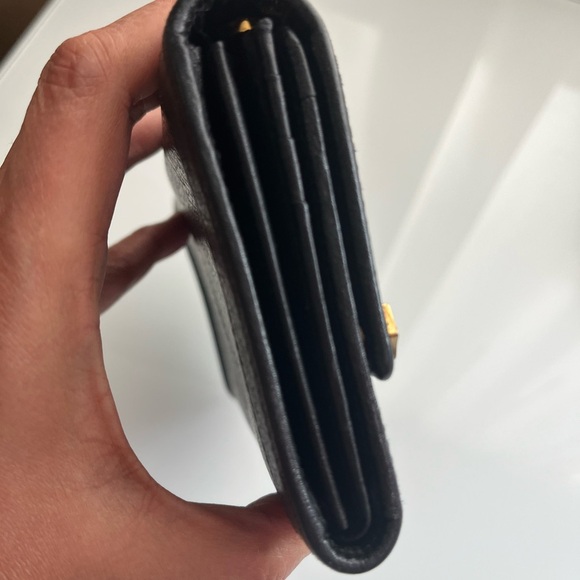 MCM BLACK LEATHER WALLET - Picture 4 of 11